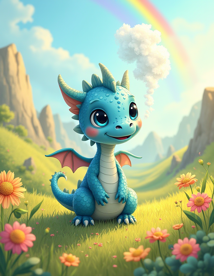 El dragón que tenía miedo al fuego