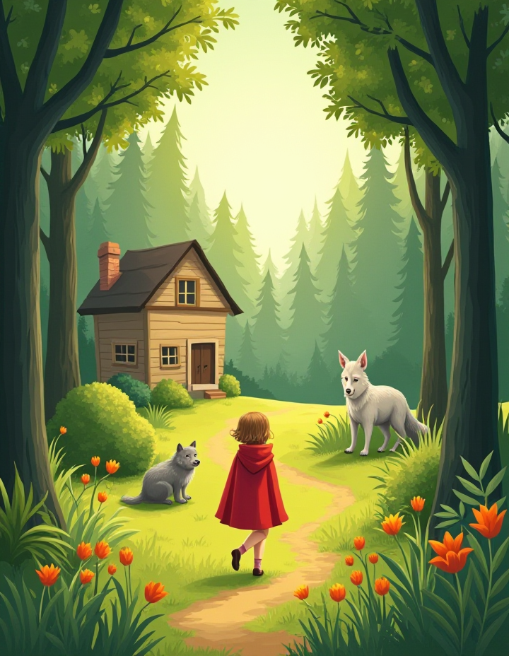 La Caperucita y el Lobo Protector